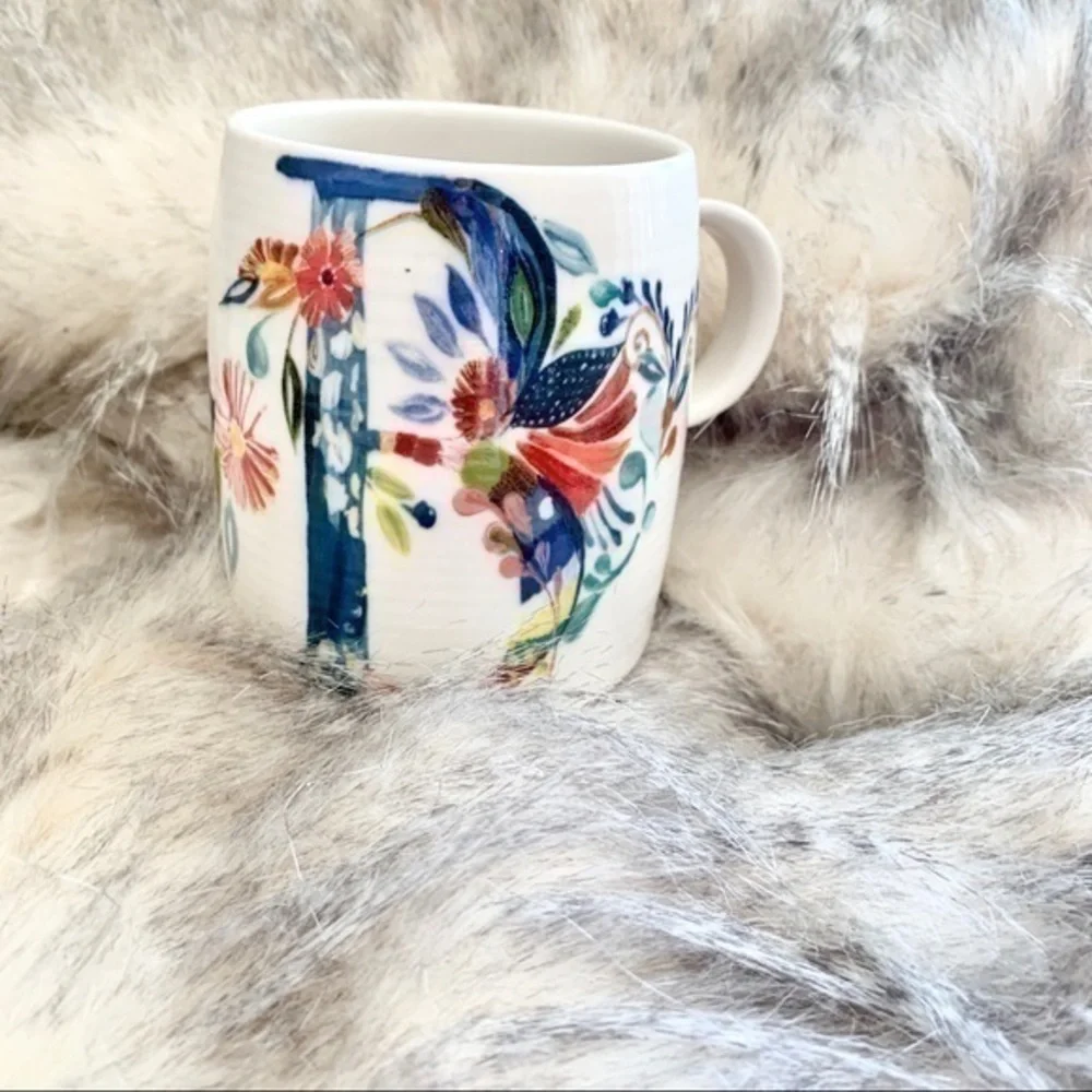 Anthropologie Starla Halfmann B Mug